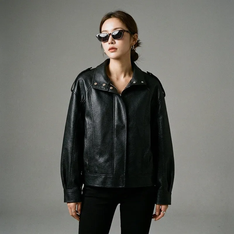 Veste Zippée Épaule Texturée