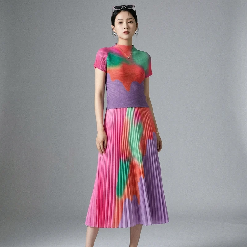 Ensemble Plissé Tendance