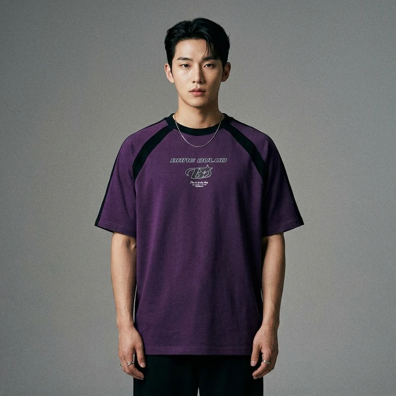 T-Shirt Oversize Imprimé Lettres