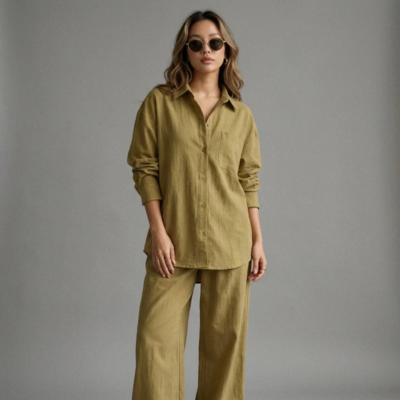 Ensemble Chemise & Pantalon Ample