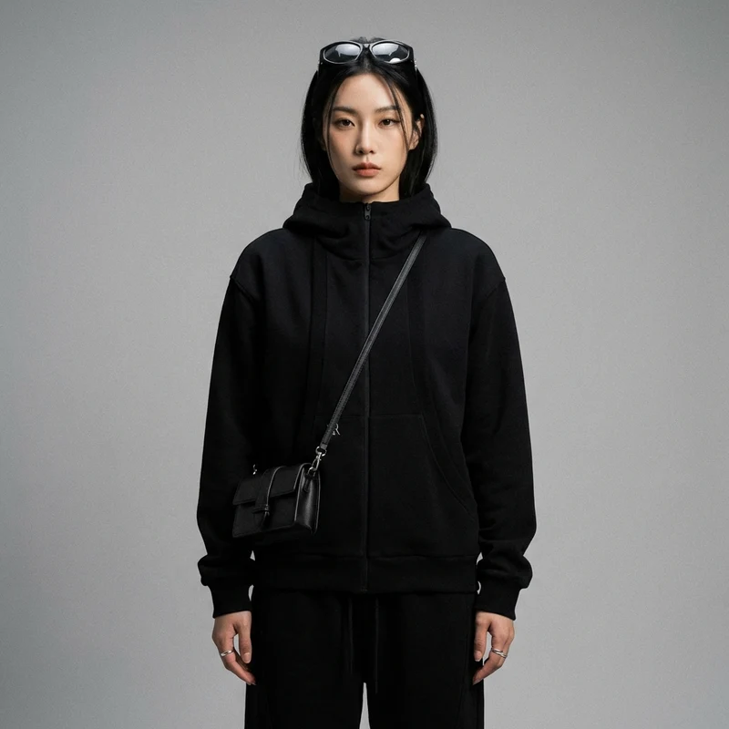 Cardigan Hoodie Streetwear