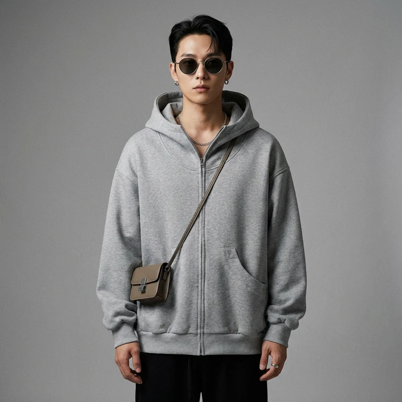 Cardigan Hoodie Oversize Urbain