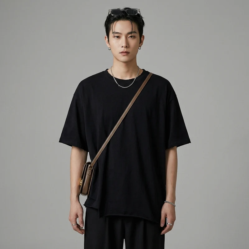 T-Shirt Loose Fit Effet Usé