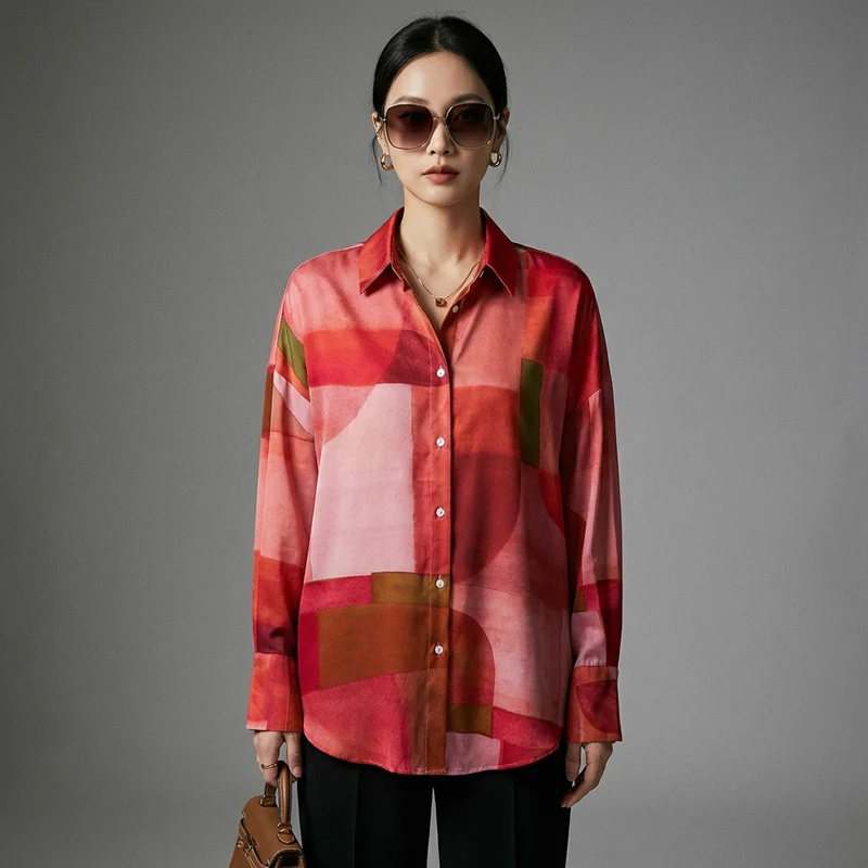Chemise Géométrique Coréenne