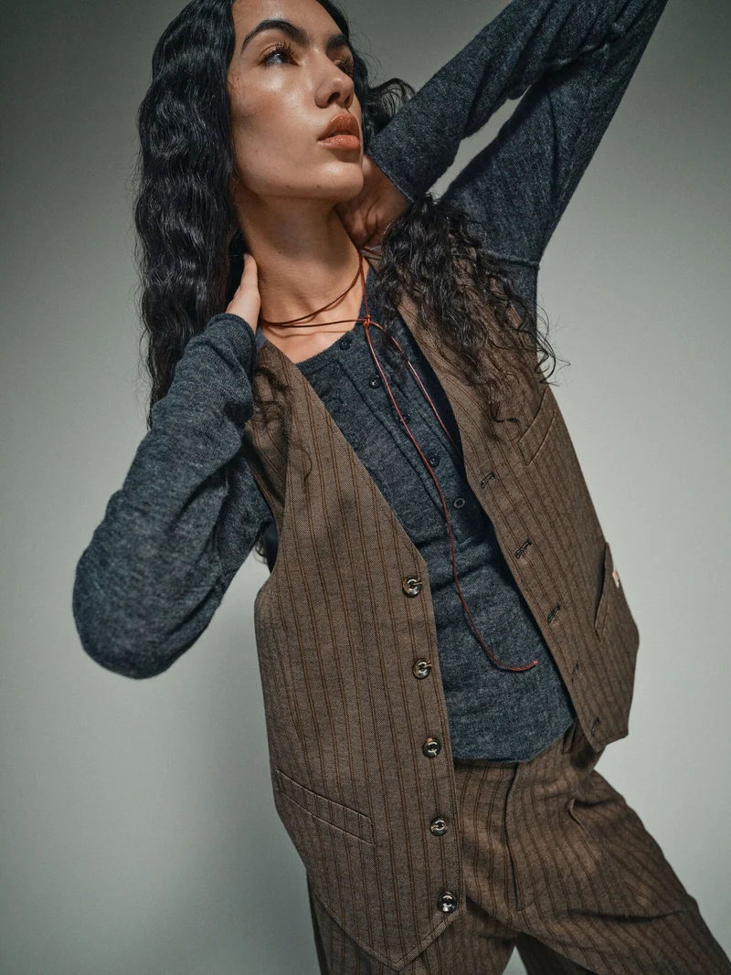 MMHBless Striped Vest