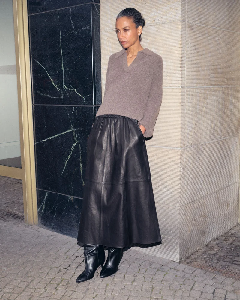 MMDeena Leather Skirt