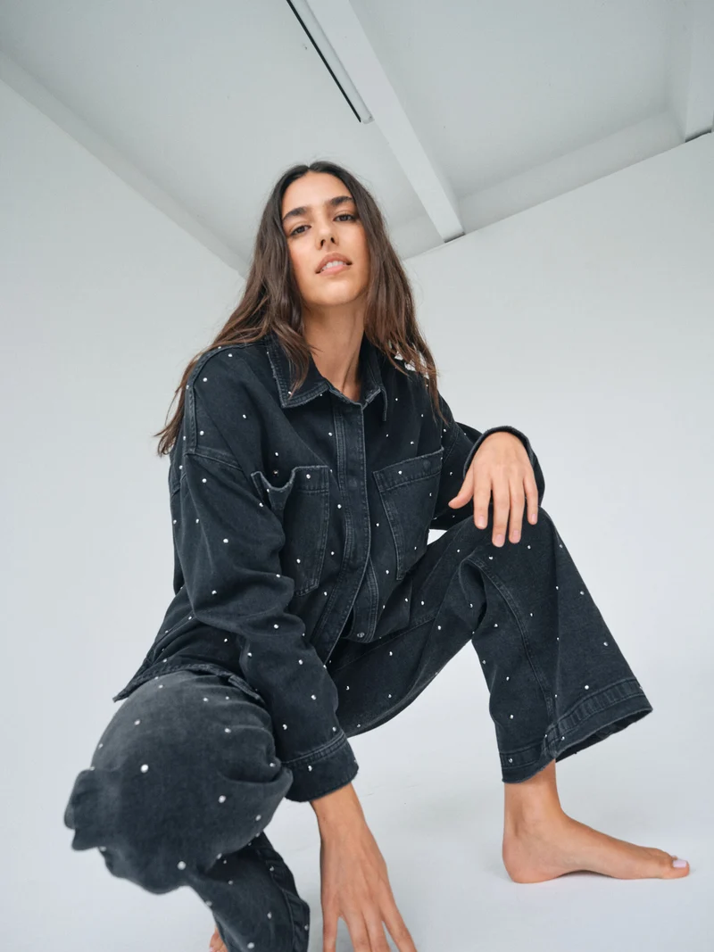 MMEmme Studs Denim Shirt
