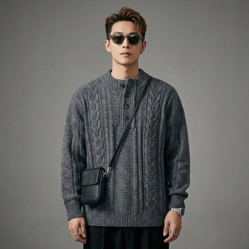 Pull Maille Torsadée Loose