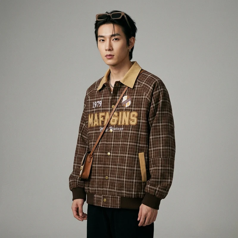 Veste Rétro Loose Streetwear