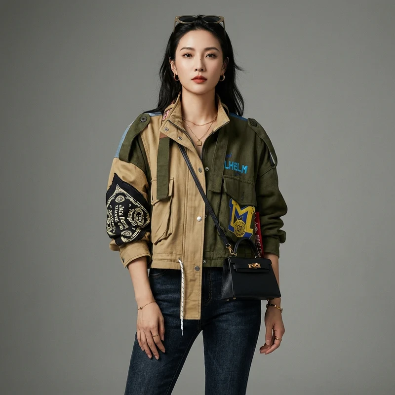 Veste Denim Oversize Streetwear