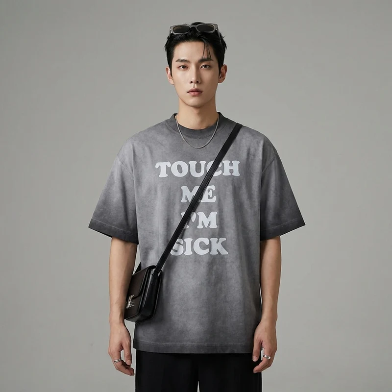 T-shirt Oversize Effet Délavé