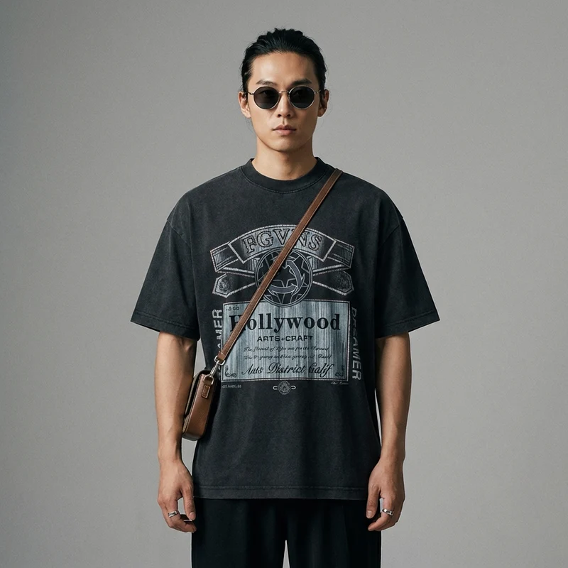 T-Shirt Imprimé Géométrique
