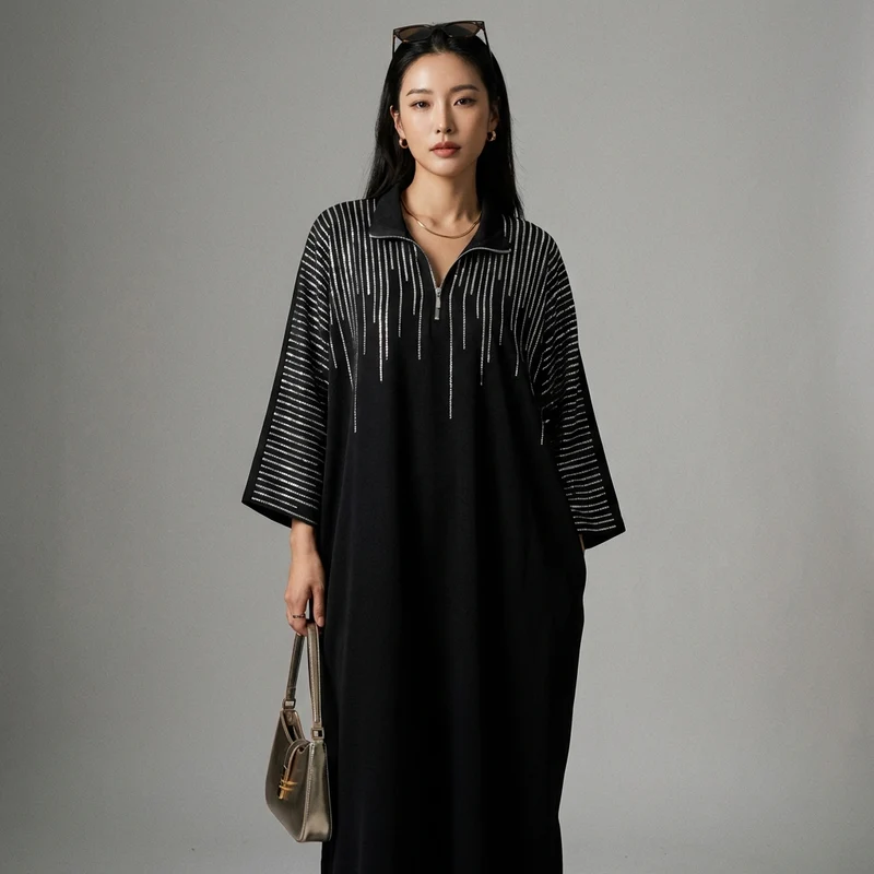 Robe Longue Imprimée Polo