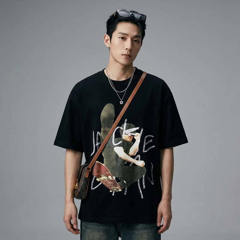 T-shirt Imprimé Streetwear