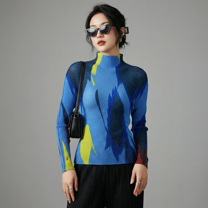 Pull Plissé Oversize Tendance