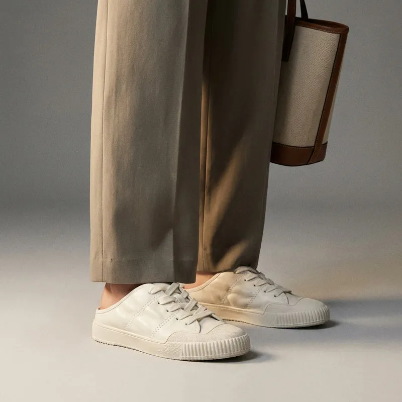 Sneakers à Lacets Simples
