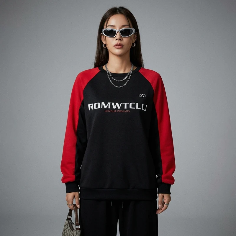 Sweatshirt Lettré Confort