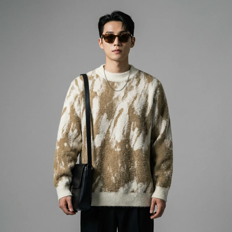 Pull Jacquard Color Block