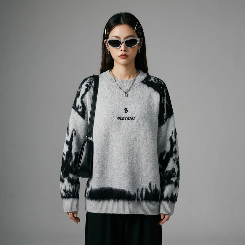 Pull Tricoté Color Block