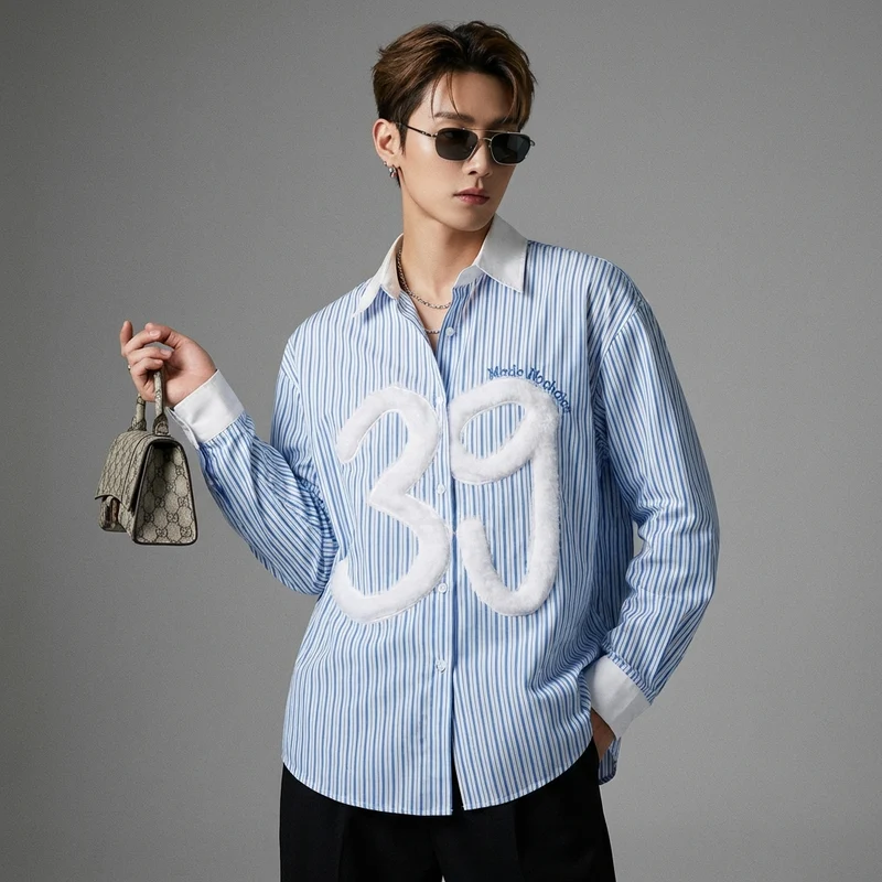 Chemise Rayée Oversize