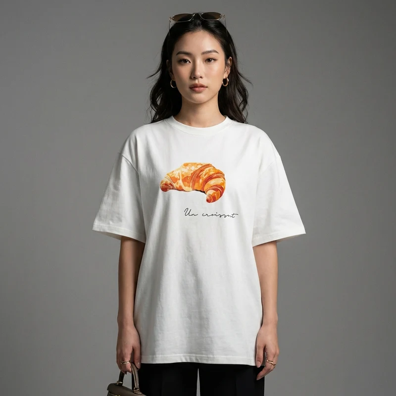 T-shirt Imprimé Ample