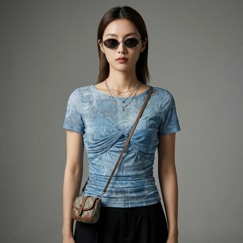 T-shirt Tie-Dye Effet 3D