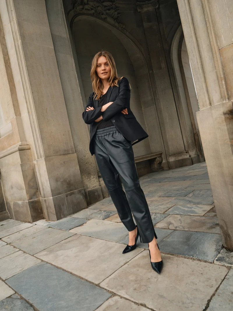 MMZabel Leather Sweatpant