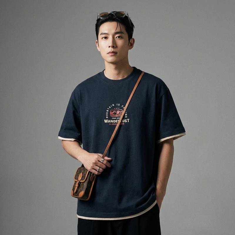 T-shirt Oversize Imprimé