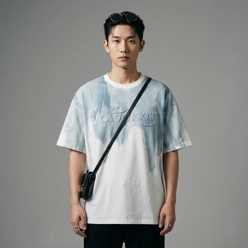 T-Shirt Oversize Imprimé Lettres