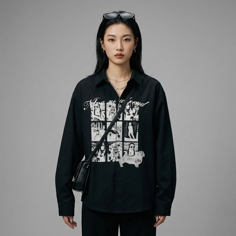 Chemise Imprimée Oversize