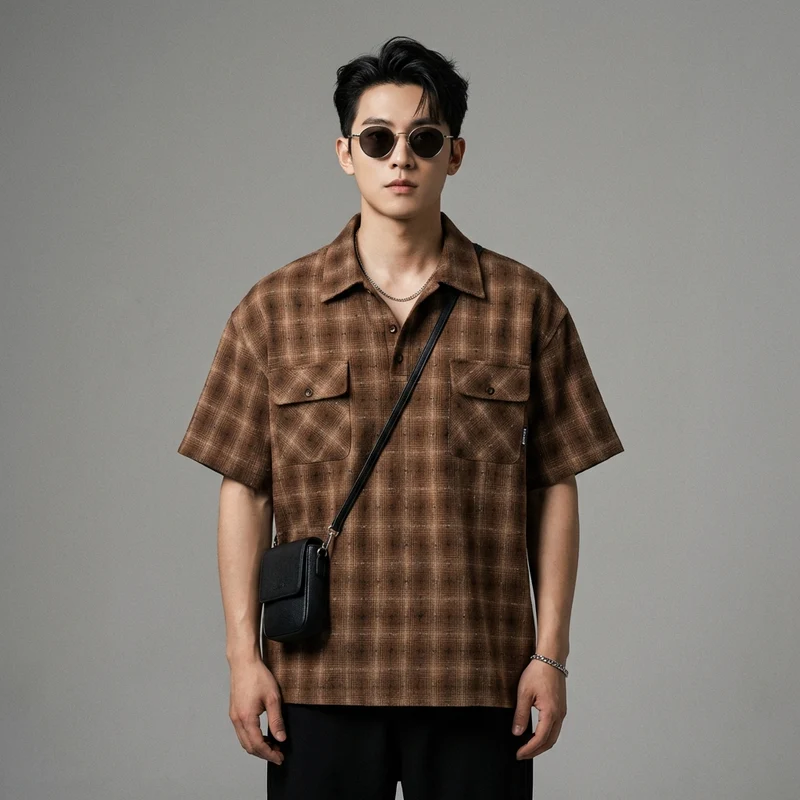 Chemise à Carreaux Ample