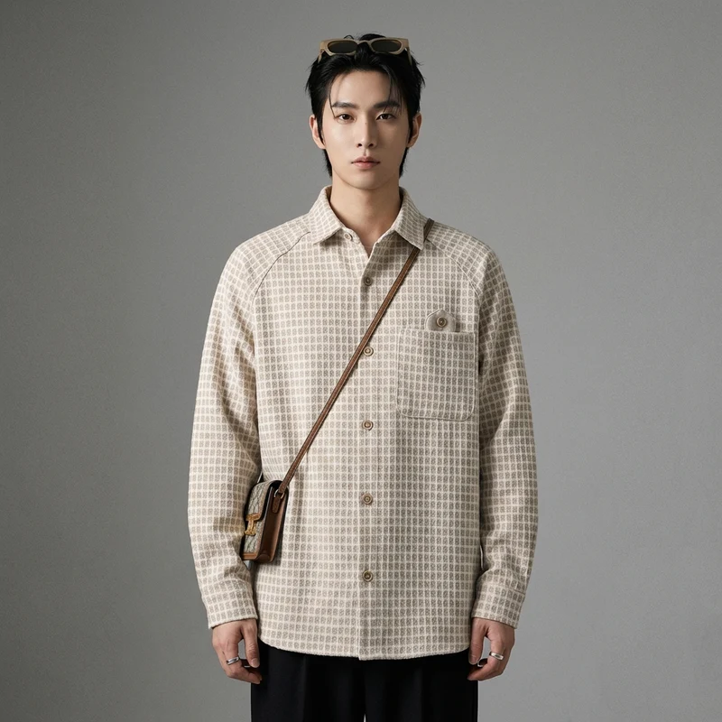 Chemise à Carreaux Oversize