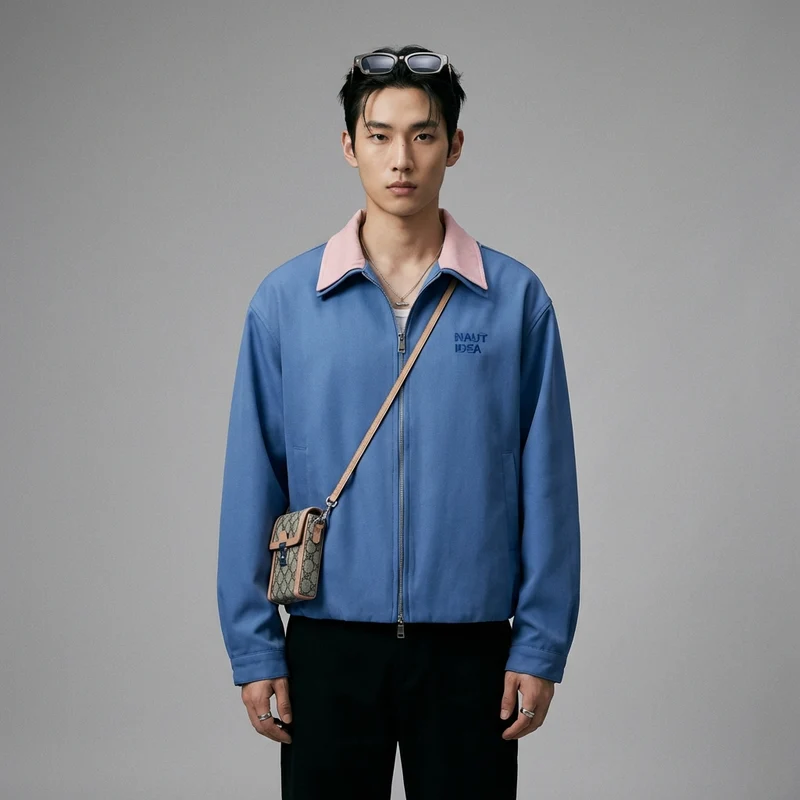 Veste Bicolore Décontractée