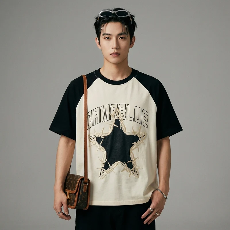 T-Shirt Étoiles Oversize