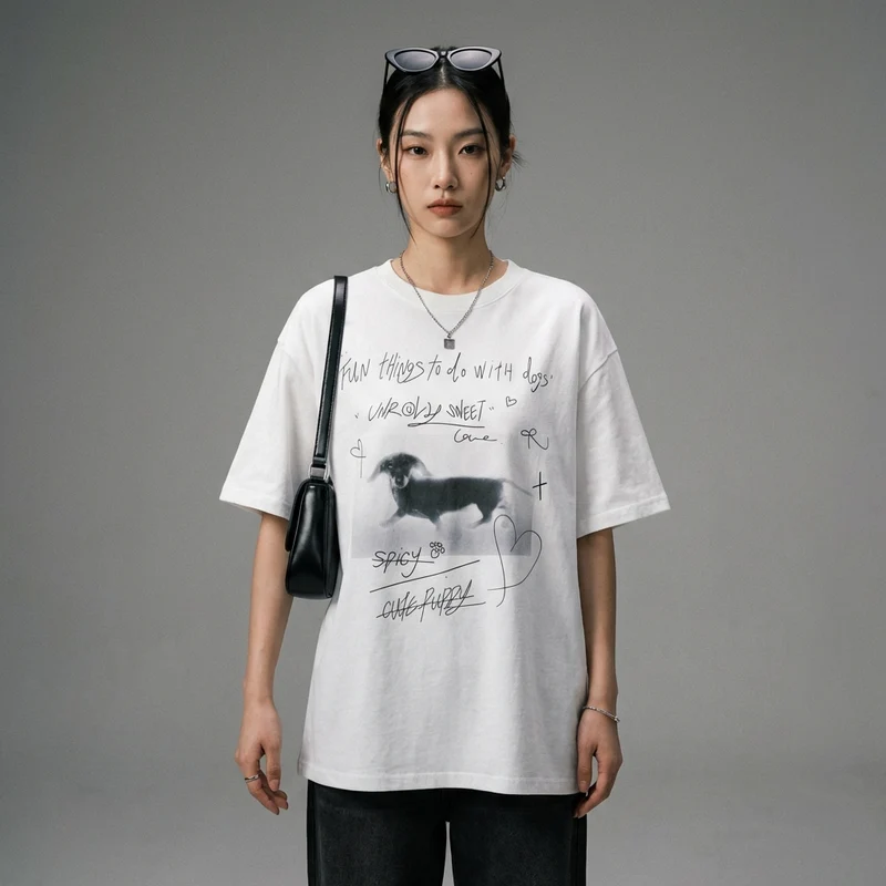 T-Shirt Oversize Imprimé