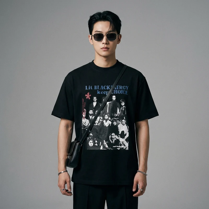 T-Shirt Oversize Imprimé Streetwear