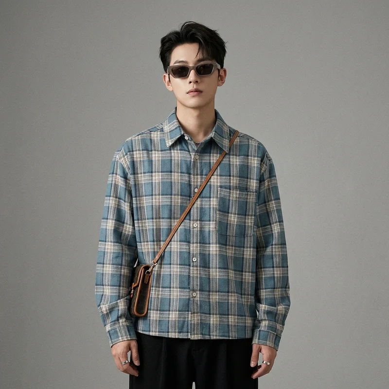 Chemise à Carreaux Oversize