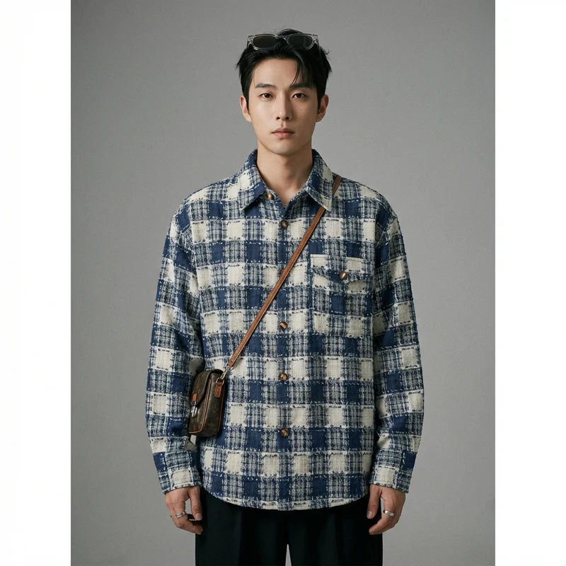 Chemise à Carreaux Oversize