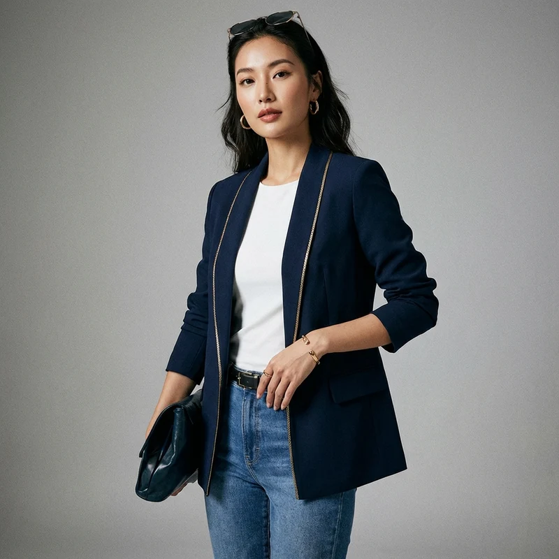 Blazer Cintré Élégant