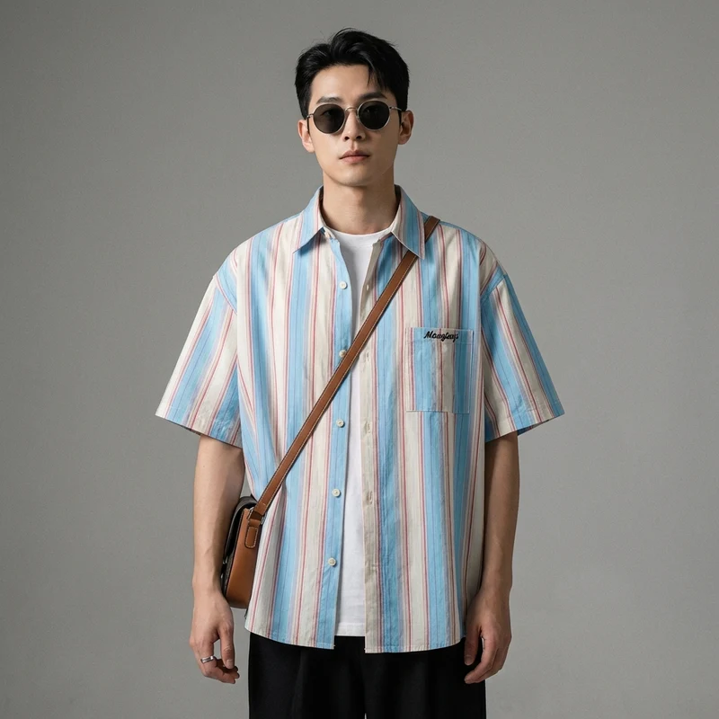Chemise Rayée Oversize