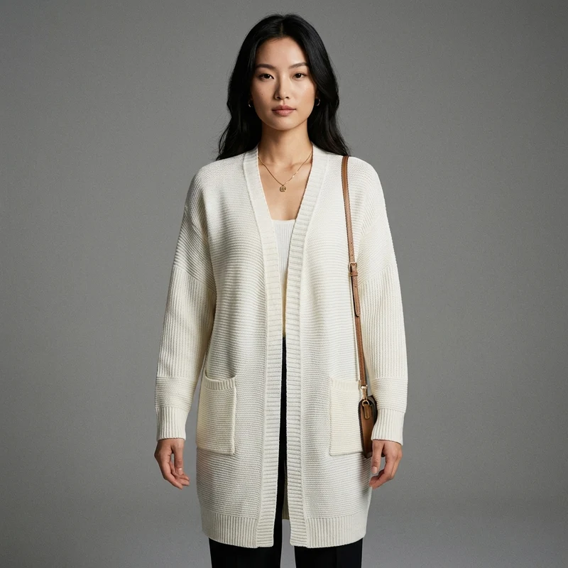 Cardigan Maille Col V