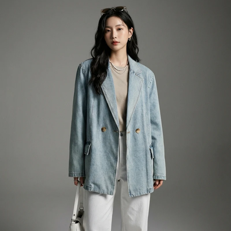 Veste en Jean Oversize