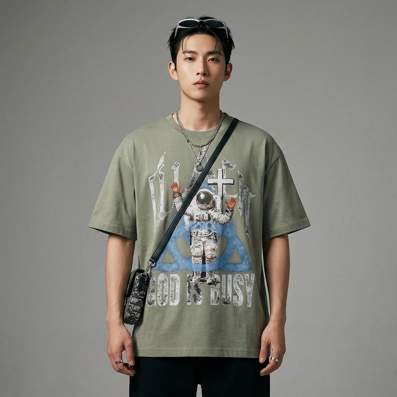 T-Shirt Imprimé Streetwear