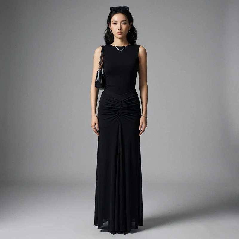 Jupe Plissée Taille Haute K-fashion