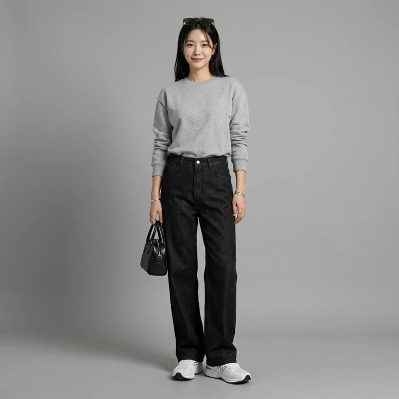 Jeans Taille Mi-Haute
