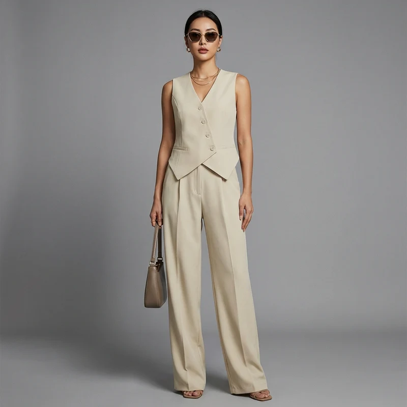 Ensemble Gilet et Pantalon Élégant