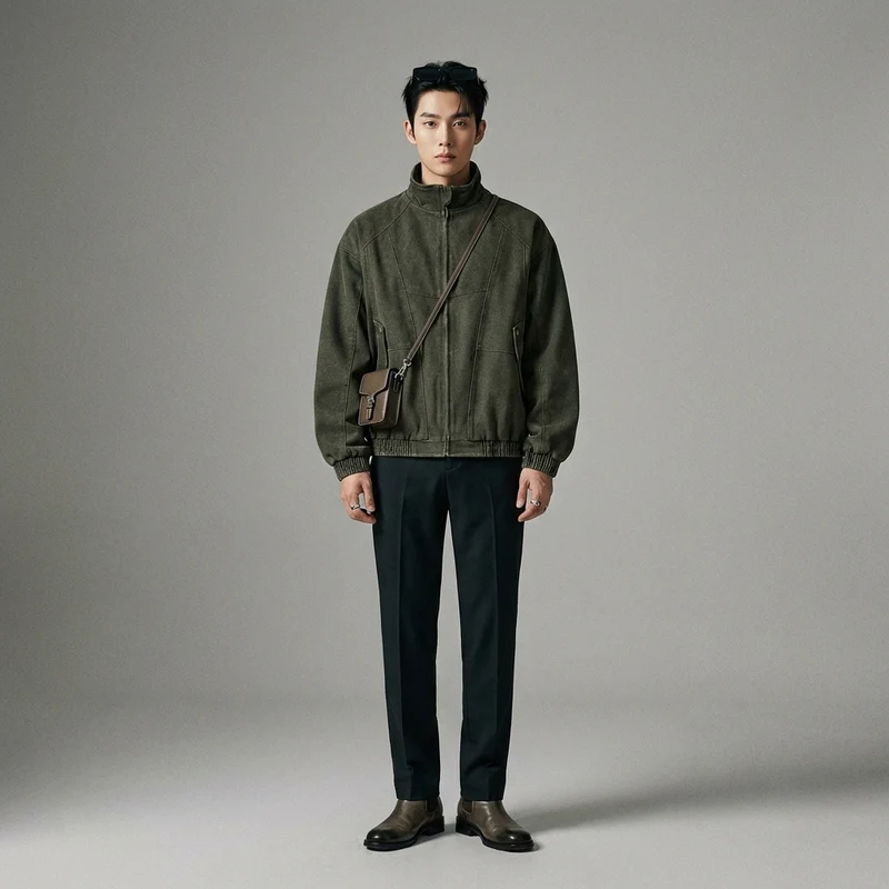 Veste Workwear Col Montant
