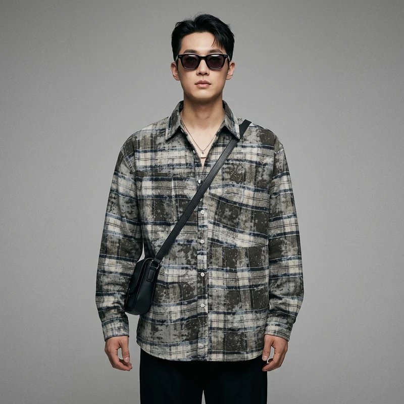 Chemise à Carreaux Oversize