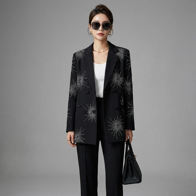 Veste de Costume Oversize Chic