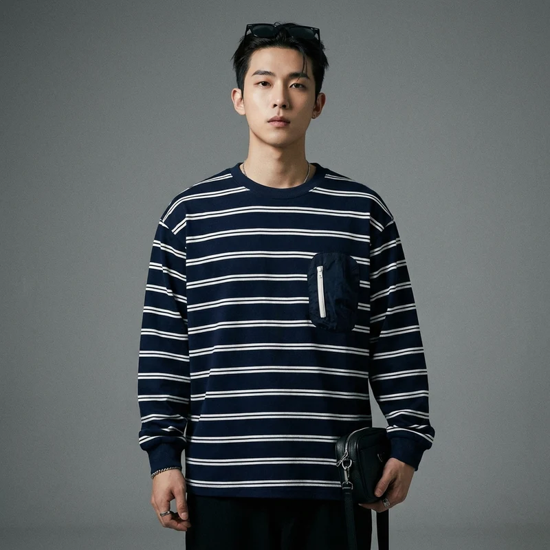 T-shirt Rayé Oversize